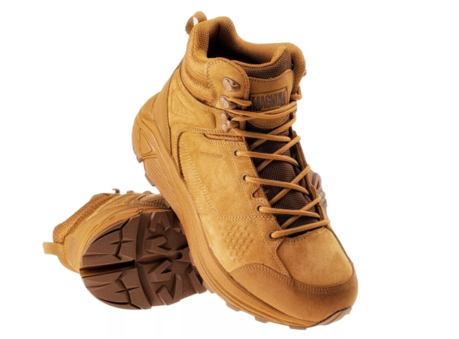 SHOES, CASUAL FOOTWEAR - WATERPROOF, CORDURA®, Hi-Poly - BRAG MID WP V - Magnum® - COYOTE