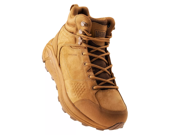 SHOES, CASUAL FOOTWEAR - WATERPROOF, CORDURA®, Hi-Poly - BRAG MID WP V - Magnum® - COYOTE