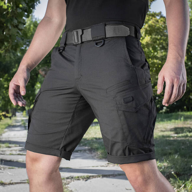 SHORT PANTS AGGRESSOR GEN.II FLEX - BLACK - M-TAC