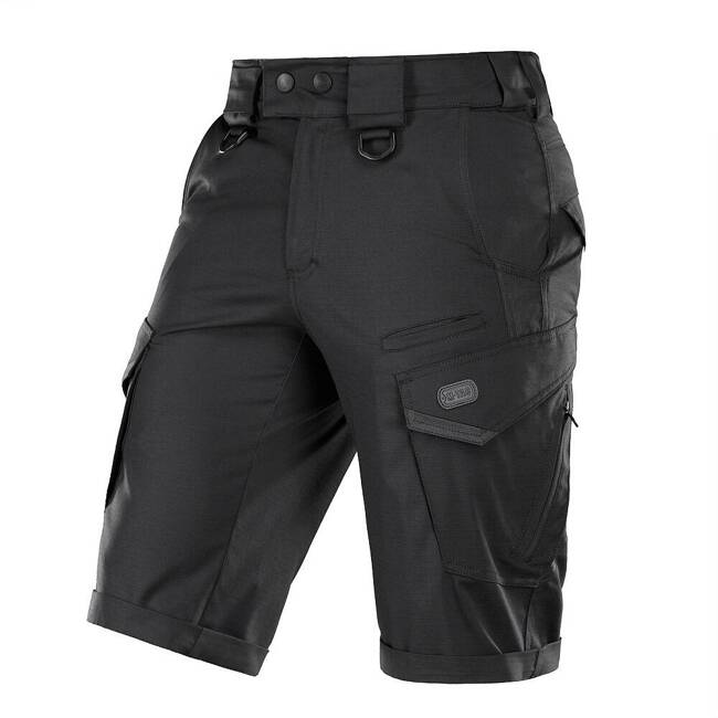 SHORT PANTS AGGRESSOR GEN.II FLEX - BLACK - M-TAC