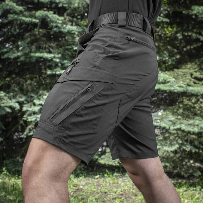 SHORT PANTS AGGRESSOR SUMMER FLEX - BLACK - M-TAC