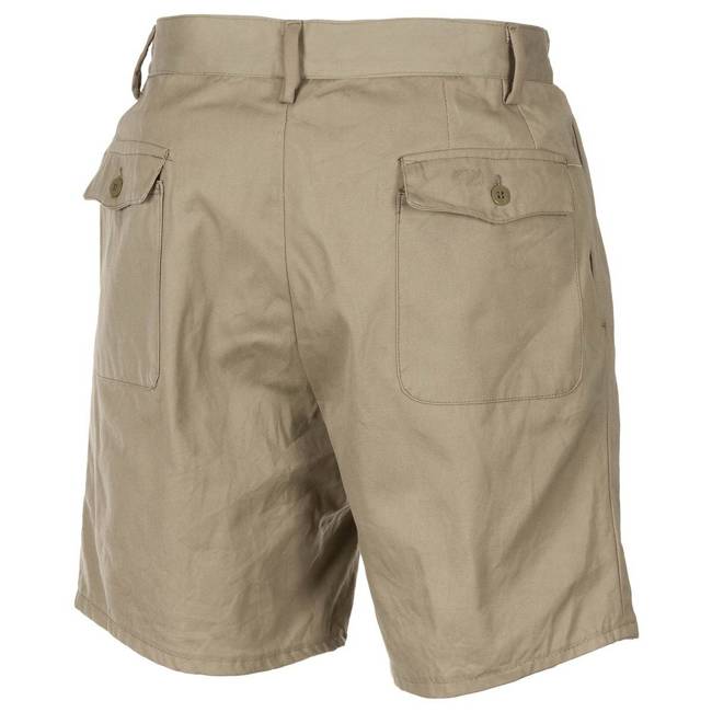 SHORT PANTS, BERMUDA - KHAKI - ITALIAN MILITARY SURPLUS - LIKE NEW