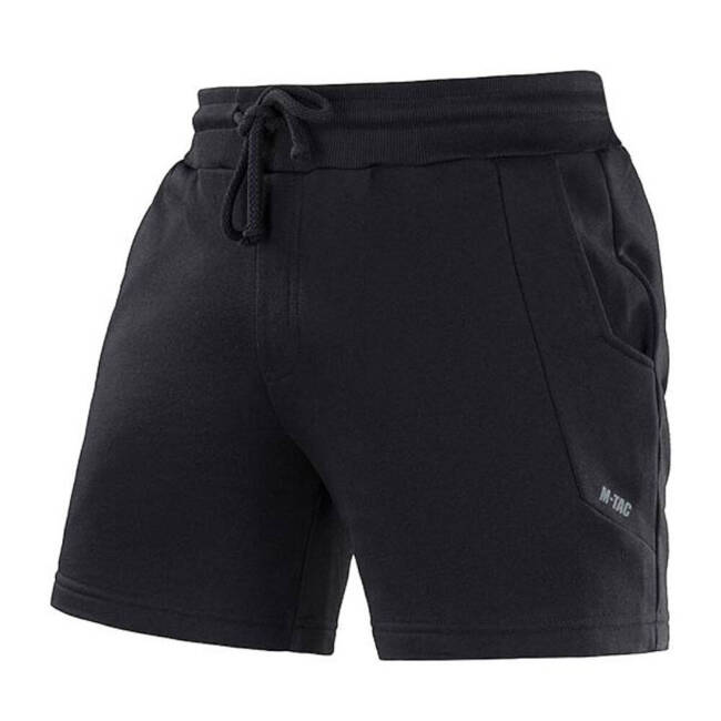 SHORT PANTS SPORT FIT COTTON - BLACK - M-TAC