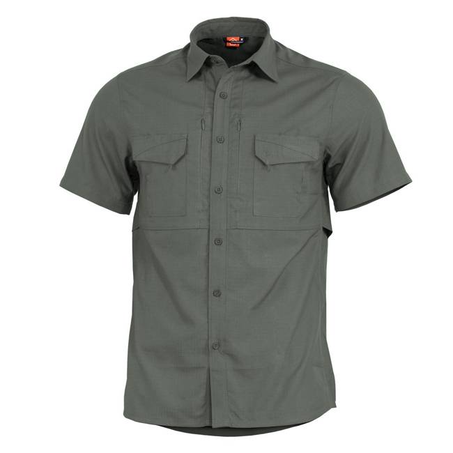 SHORT SLEEVE SHIRT - "PLATO" - Pentagon® - CAMO GREEN