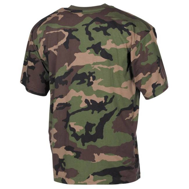 SHORT SLEEVE T-SHIRT - AMERICAN ARMY STYLE - MFH® - CAMOUFLAGE SK M97