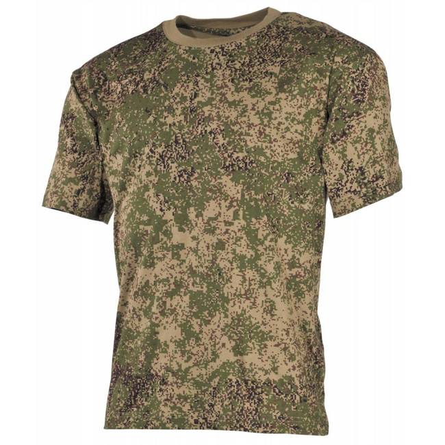 SHORT SLEEVE T-SHIRT - AMERICAN ARMY STYLE - MFH® - RUSSIAN DIGITAL CAMOUFLAGE