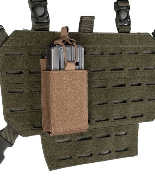 SINGLE MAGAZINE POUCH WITH HOOK N LOOP BACKSIDE - Mil-Tec® - DARK COYOTE