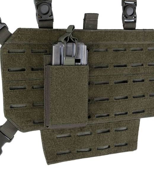 SINGLE MAGAZINE POUCH WITH HOOK N LOOP BACKSIDE - Mil-Tec® - OD