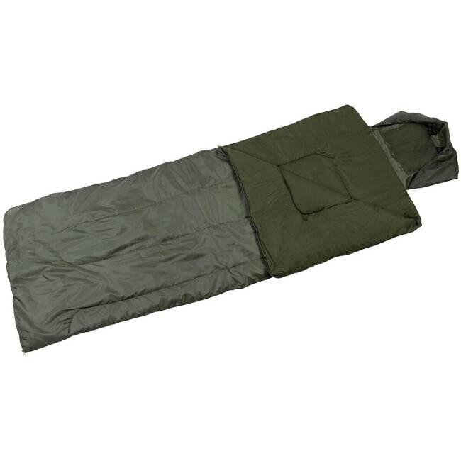 SLEEPING BAG FOR PILOT WITH 2 LAYERS - GREEN OD - MFH