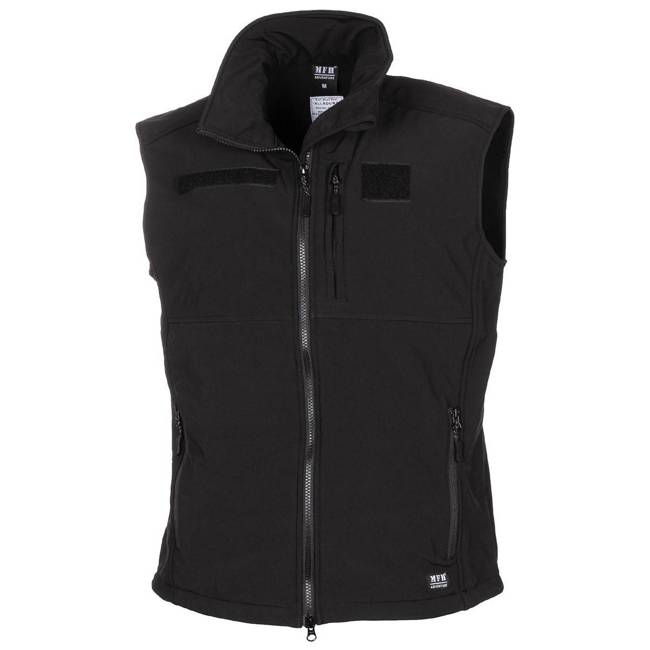 SOFT SHELL VEST "ALLROUND" - BLACK - MFH