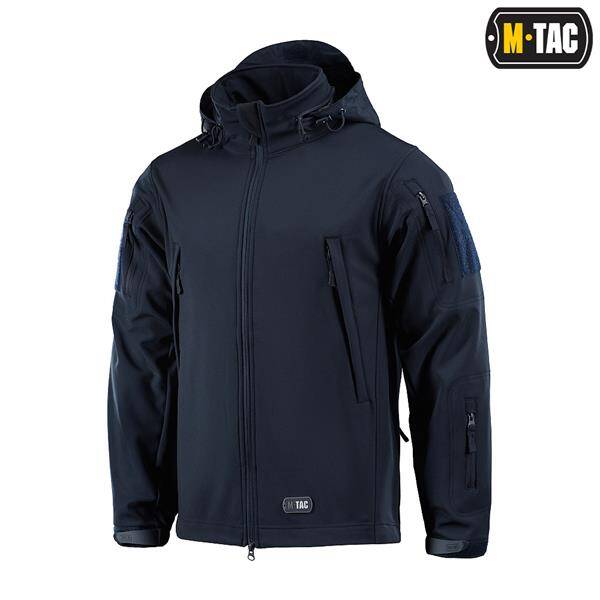 SOFTSHELL JACKET, DARK NAVY BLUE - M-TAC