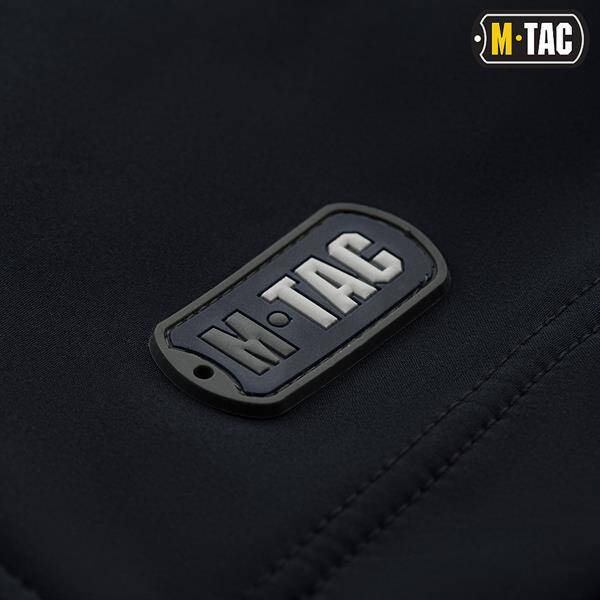 SOFTSHELL JACKET - M-TAC - DARK NAVY BLUE - WITH BADGES - IJJ JANDARMERIA