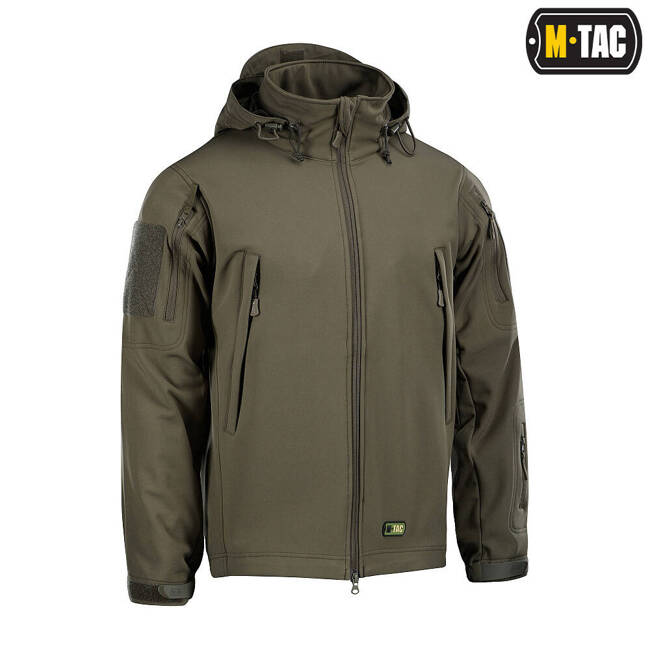 SOFTSHELL JACKET, OLIVE - M-TAC