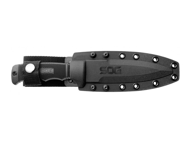 SOG SEAL Pup Elite Black Serrated Knife 