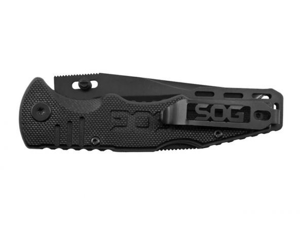 SOG Salute Mini Black Pocket Knife