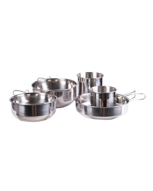 STAINLESS STEEL COOKING SET - 5 PIECES 