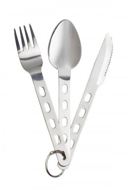 STAINLESS STEEL CUTLERY SET - WITH NYLON BAG