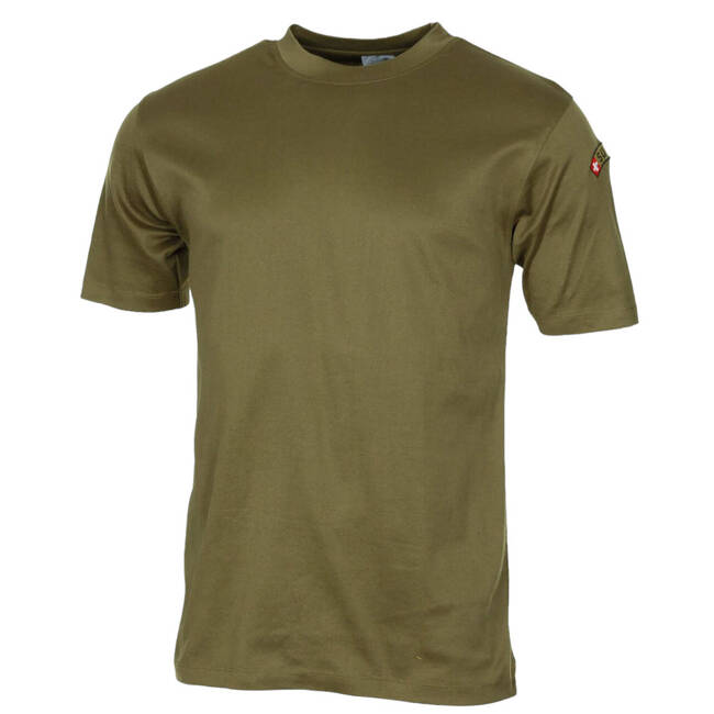 SUISSE T-SHIRT - MILITARY SURPLUS FROM SWISS ARMY - USED