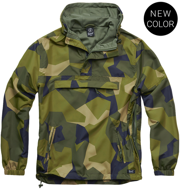 SUMMER WINDBREAKER - SWEEDISH CAMO - BRANDIT