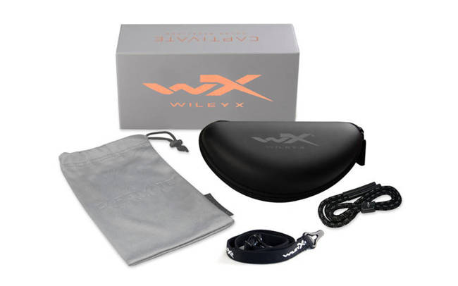 SUNGLASSES - WX GRAVITY - POLARIZED GREY LENSES, MATTE BLACK FRAME - Wileyx®