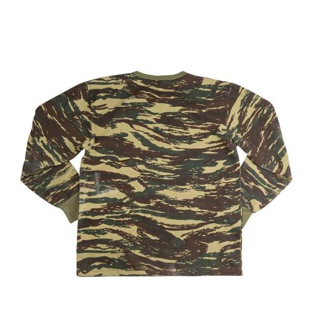 SWEATSHIRT - LIZARD CAMO - GREEK MILITARY SURPLUS - USED