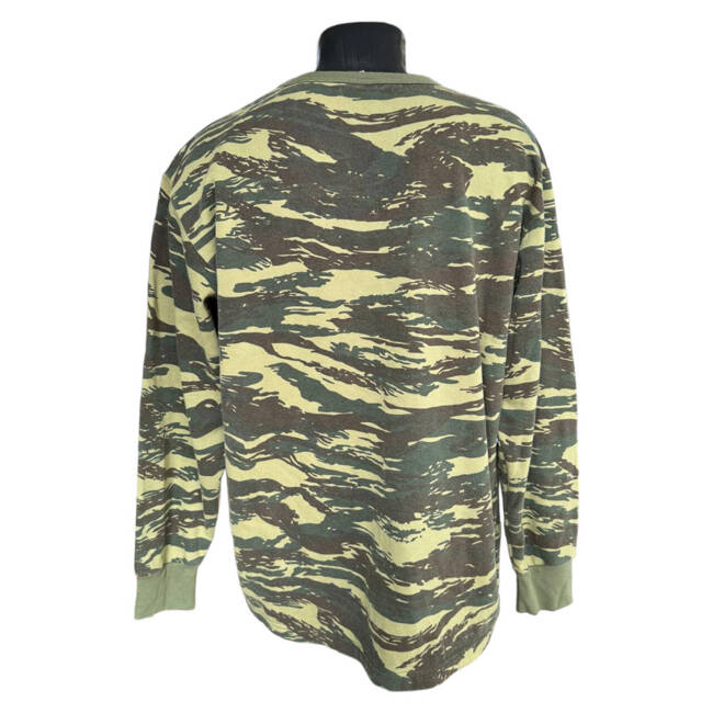 SWEATSHIRT - LIZARD CAMO - GREEK MILITARY SURPLUS - USED