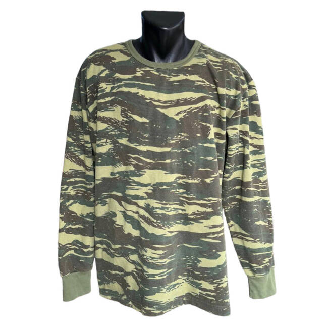 SWEATSHIRT - LIZARD CAMO - GREEK MILITARY SURPLUS - USED