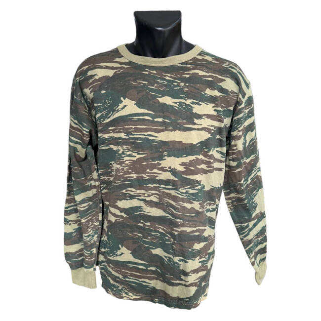 SWEATSHIRT - LIZARD CAMO - GREEK MILITARY SURPLUS - USED