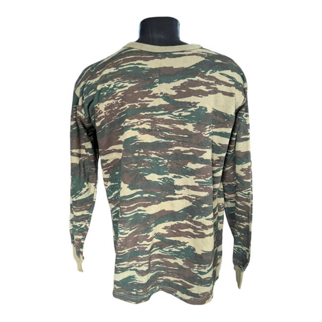 SWEATSHIRT - LIZARD CAMO - GREEK MILITARY SURPLUS - USED