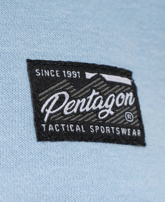 SWEATSHIRT WITH HOOD AND ZIPPER - "PHAETON" - PENTAGON® - DAWN BLUE