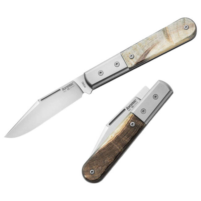 "Shuffler Barlow Ram Horn" POCKET KNIFE - LionSteel