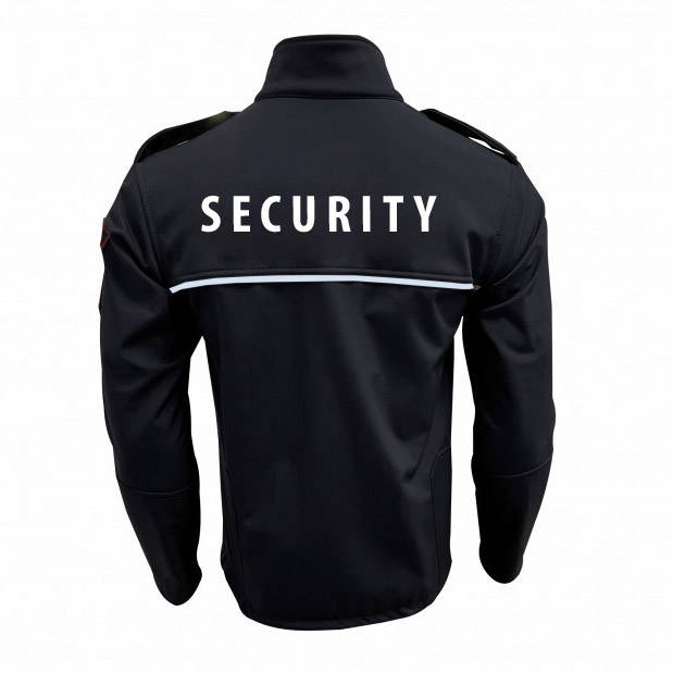 SoftShell Jacket - with reflective stripes - Lecter Tactical - Security