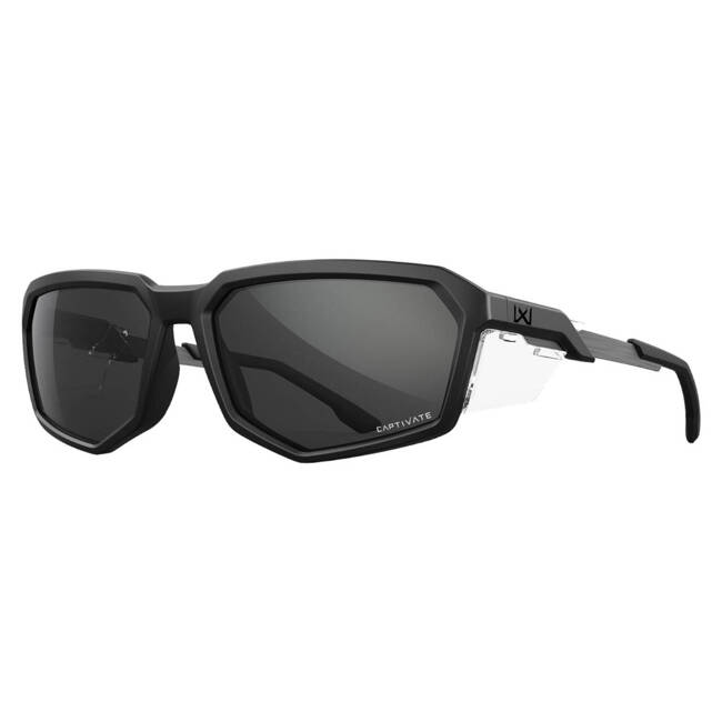 Sunglasses - Wiley X - RECON - CAPTIVATE™ Grey Lenses/Matte Black Frame