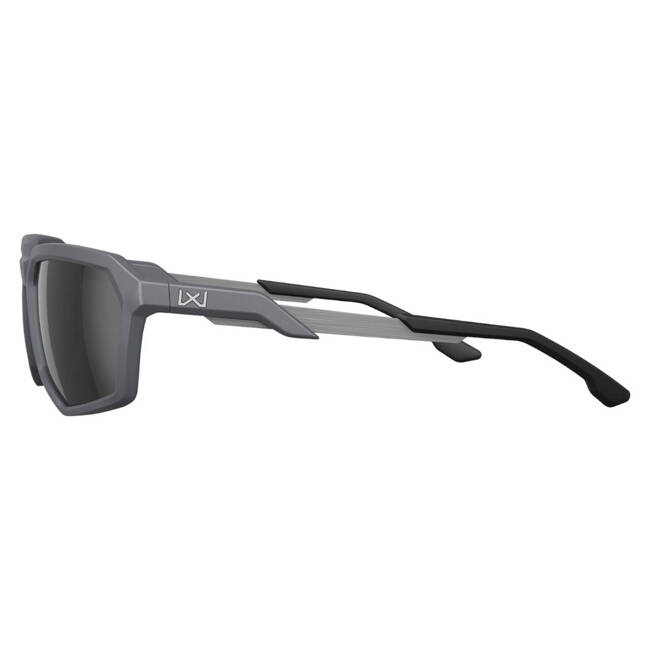 Sunglasses - Wiley X - RECON - Polarized CAPTIVATE™ Black Mirror Lenses/Matte Grey Frame