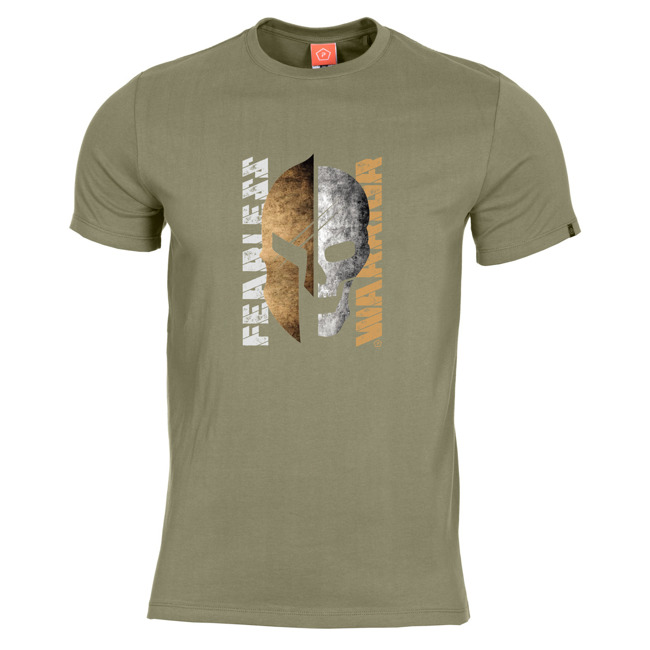 T-SHIRT - AGERON "FEARLESS WARRIOR" - Pentagon® - OLIVE