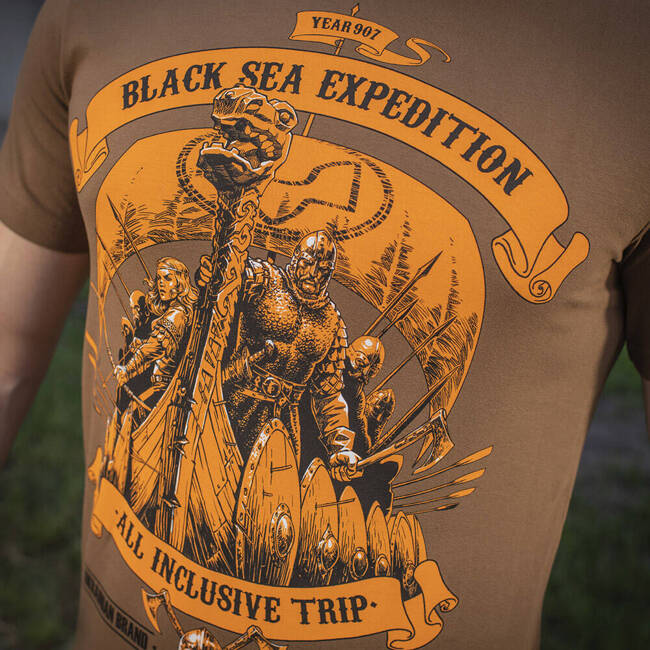 T-SHIRT BLACK SEA EXPEDITION - COYOTE BROWN - M-TAC