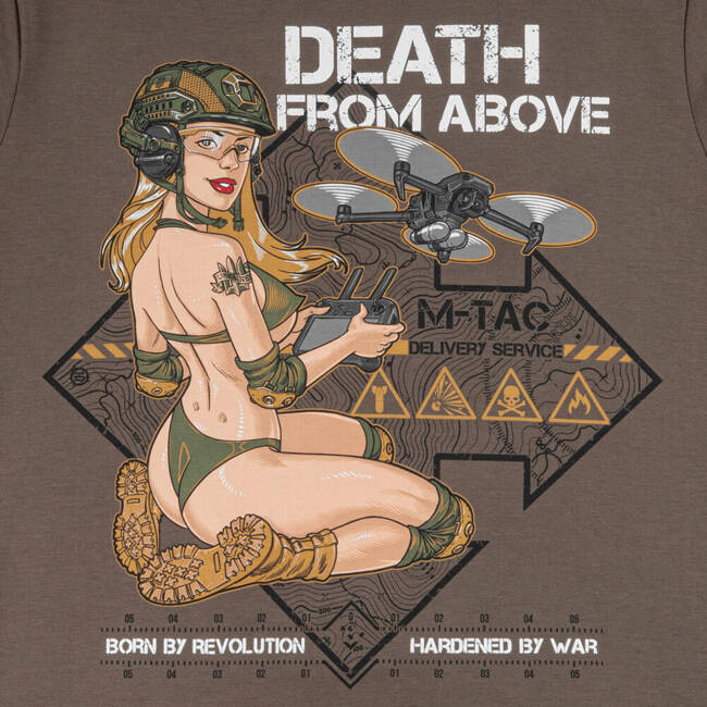 T-SHIRT DELIVERY SERVICE - DARK OLIVE - M-TAC