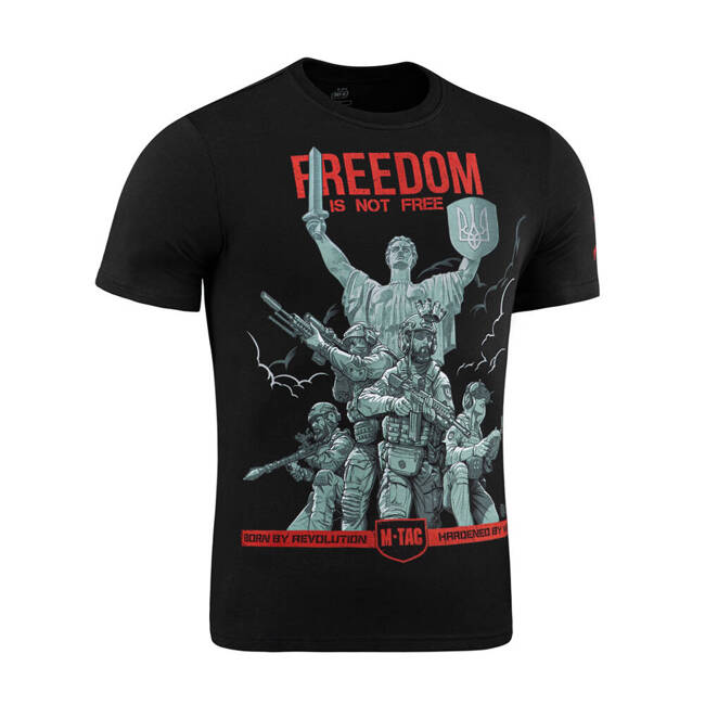 T-SHIRT FREEDOM - BLACK - M-TAC