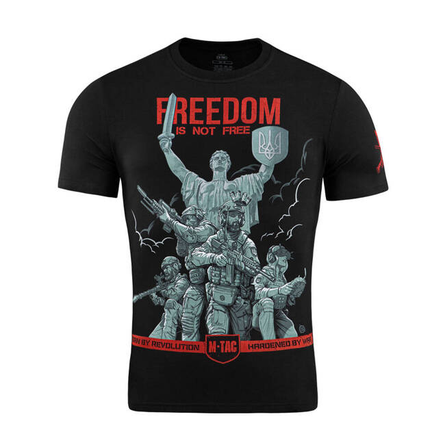 T-SHIRT FREEDOM - BLACK - M-TAC