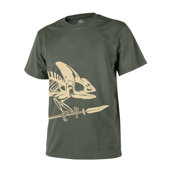 T-SHIRT (FULL BODY SKELETON) OLIVE GREEN