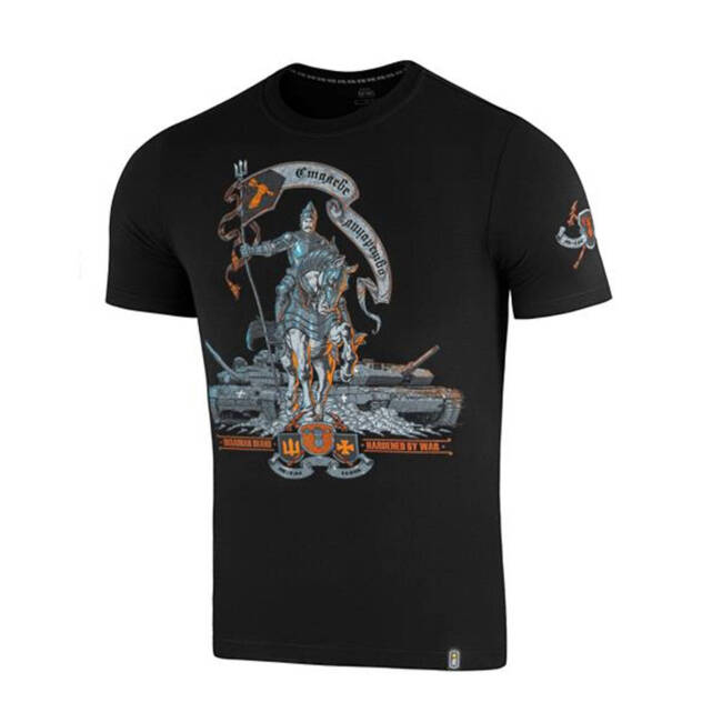 T-SHIRT STEEL KNIGHT - BLACK - M-TAC