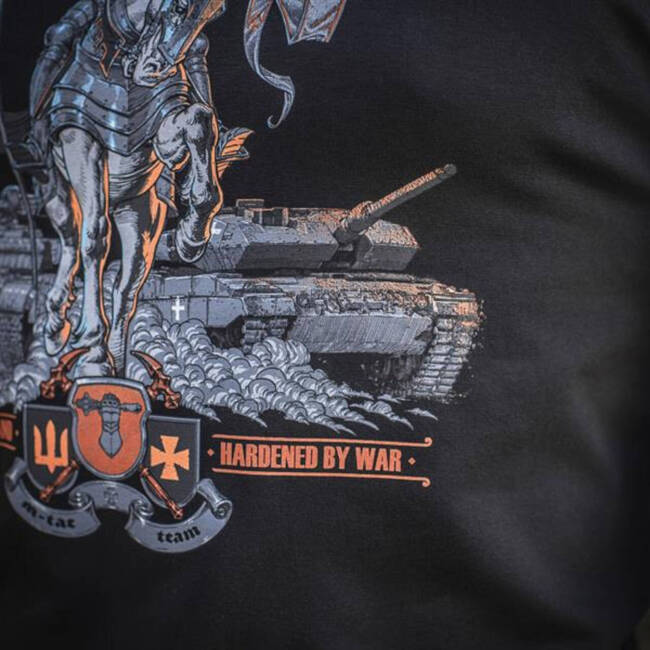 T-SHIRT STEEL KNIGHT - BLACK - M-TAC