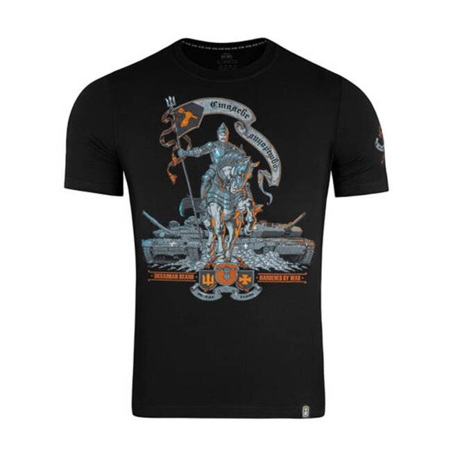 T-SHIRT STEEL KNIGHT - BLACK - M-TAC