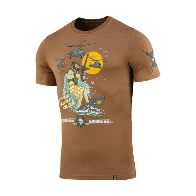 T-SHIRT SURF CLUB - COYOTE BROWN - M-TAC