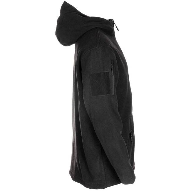 TACTICAL FLEECE JACKET, BLACK - MFH