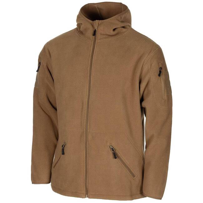 TACTICAL FLEECE JACKET, COYOTE TAN - MFH