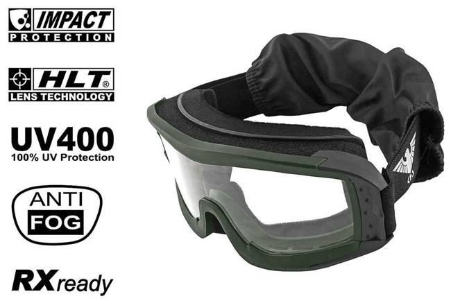 TACTICAL GLASSES - KHS® Tactical Eyewear - OD GREEN