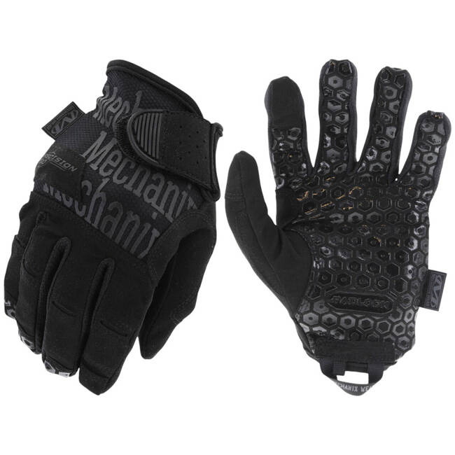 TACTICAL GLOVES - HIGH DEXTERITY GRIP - MECHANIX - BLACK 