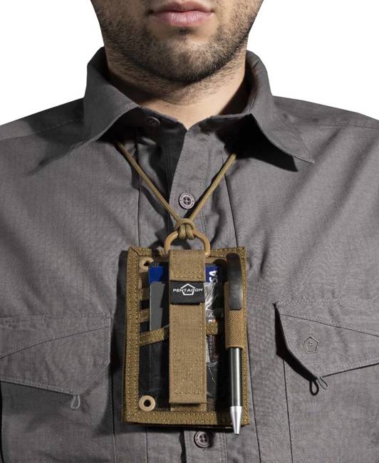 TACTICAL ID CARD HOLDER POUCH - Pentagon - COYOTE