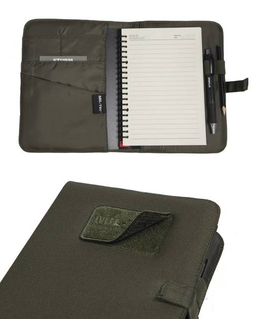 TACTICAL NOTEBOOK - 18.5x3.5x24.5 CM - MEDIUM - Mil-Tec® - BLACK